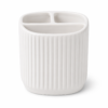 Ceramic Toothbrush Holder Cup Bathroom Organizer Durable Modern Design | Casalinghi Sartoris