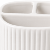 Ceramic Toothbrush Holder Cup Bathroom Organizer Durable Modern Design | Casalinghi Sartoris