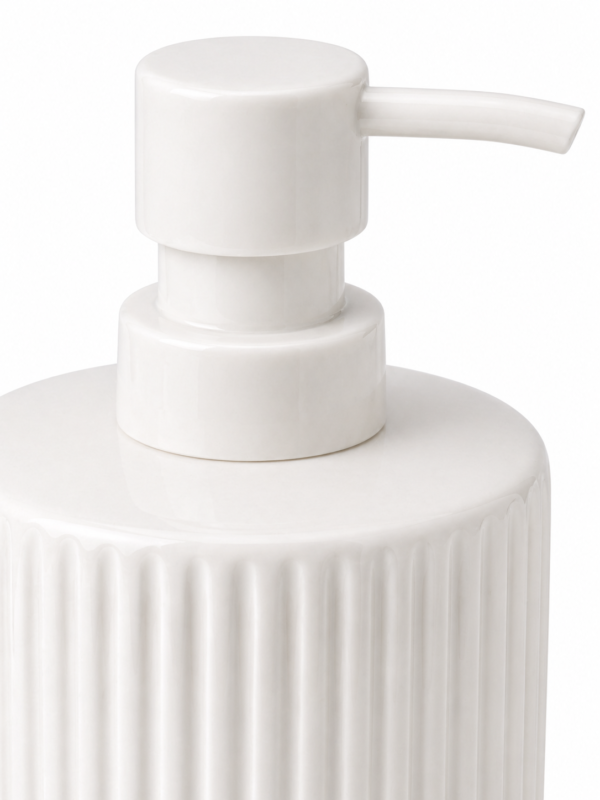 Ceramic Lotion Dispenser Pump Bottle 300ml Bathroom Soap Dispenser Durable Modern Design | Casalinghi Sartoris