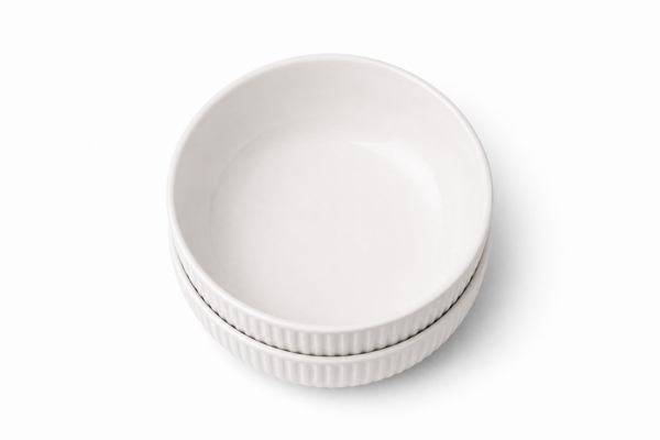 Ceramic Soup Bowl Set of 2 Deep Serving Bowls 700ml Durable Modern Design | Casalinghi Sartoris