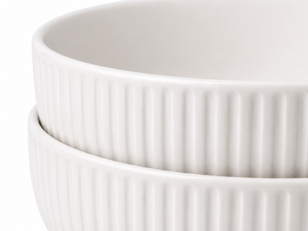 Ceramic Soup Bowl Set of 2 Deep Serving Bowls 700ml Durable Modern Design | Casalinghi Sartoris