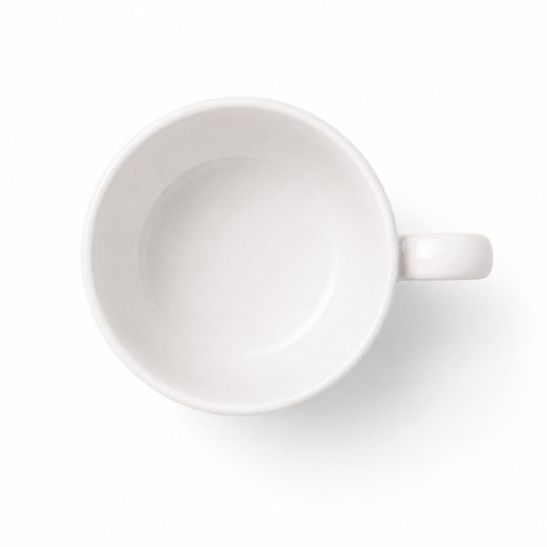 Ceramic Tea Cup Set of 4 Elegant Handle Cups 200ml Durable Modern Design | Casalinghi Sartoris