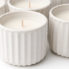 Ceramic Mini Candle Jar Set of 6 Bulk Gift Pack Decorative Home Scented Candles | Casalinghi Sartoris