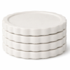 Ceramic Coaster Set of 4 Heat Resistant Table Protection Durable Modern Design | Casalinghi Sartoris