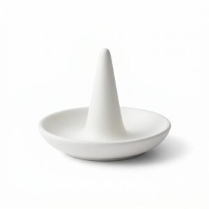 Ceramic Ring Holder Jewelry Stand Decorative Gift Item Elegant Modern Design | Casalinghi Sartoris
