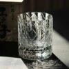 Edo Kiriko Handcrafted Stellar Prism Crystal Whisky Glass