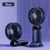 USB Rechargeable Mini Fan – 6 Speed with Smart LED Display