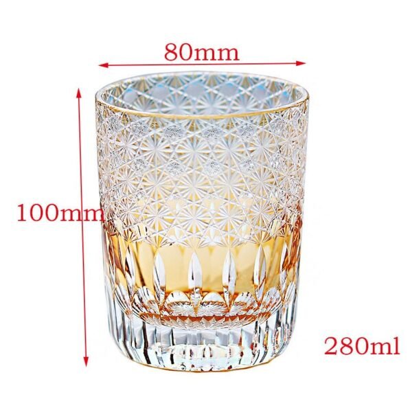be90611c05eeb5cd8d8ba8ce47a51deb.jpg Edo Kiriko Handcrafted Sunset-Toned Crystal Glass