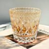 c8fb3fe8b76ea2a68fba91eb71fae5b0.jpg Edo Kiriko Handcrafted Yellow Fluorite Crystal Whisky Glass