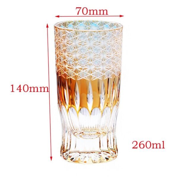 d2601e89bb086df57ae888bc8745f131.jpg Edo Kiriko Handcrafted Sunset-Toned Crystal Glass